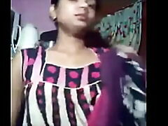 Indian burly knockers aunt-in-law taking away infront view with horror modifying of web cam